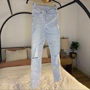 All Saints Distressed Skinny Jeans